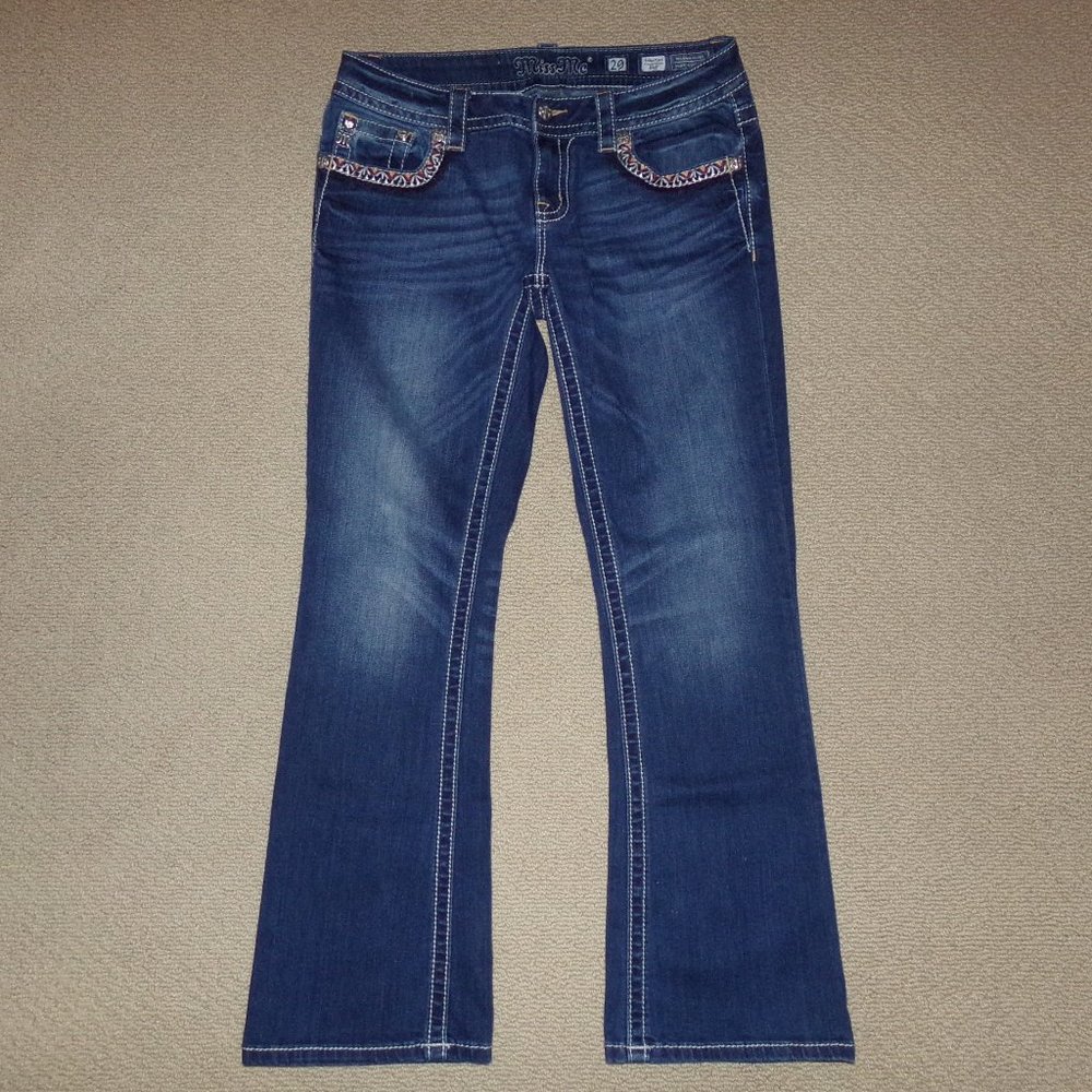 WOMENS MISS ME SIGNATURE BOOT JEANS SZ 29